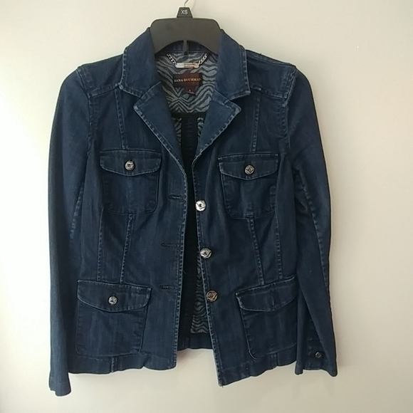 Dana Buchman Jackets & Blazers - Dark Blue Jean Jacket
